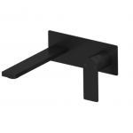 Ruki Matte Black Lead Free Wall Mixer With Spout